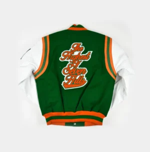 Florida A&M Rattlers Motto 2.0 Wool & Leather Varsity Jacket