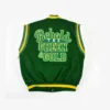 Green Norfolk State University Motto 2.0 Varsity Jacket - Image 2