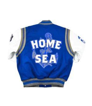 Alternative view of Hampton University Motto 2.0 Varsity Jacket