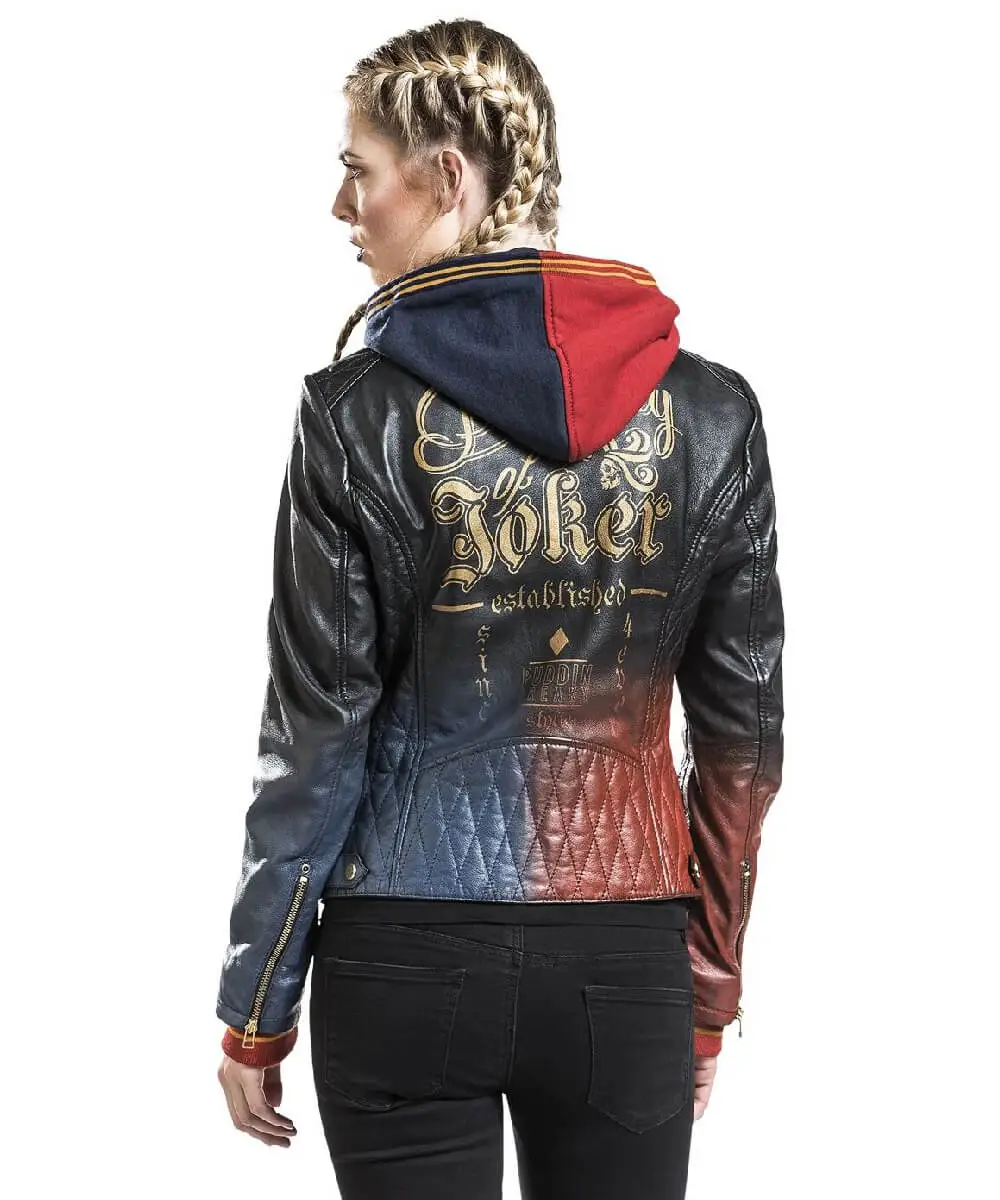 Daddy's Lil' Monster Quilted Leather Jacket - Image 2