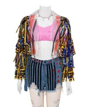 Alternative view of BIRDS OF PREY HARLEY QUINN FRINGED COSTUME