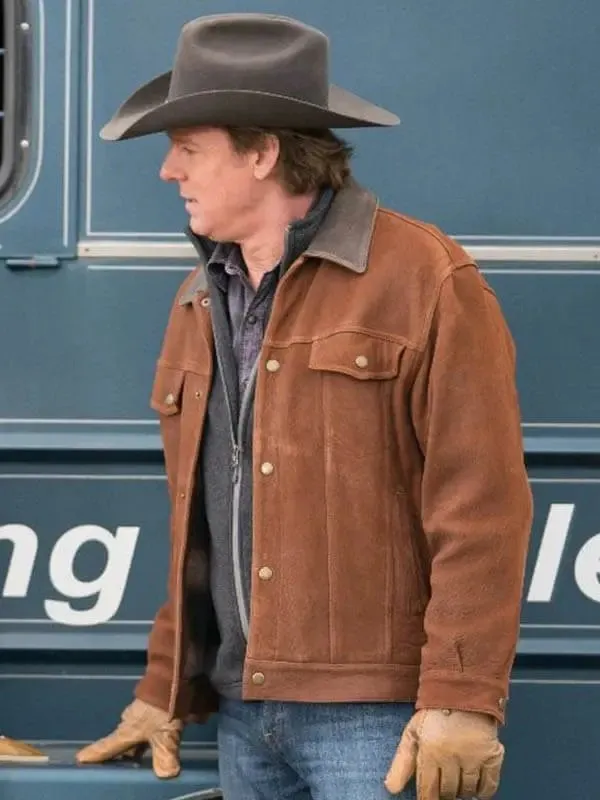 Heartland Tim Fleming Brown Leather Jacket - Image 6