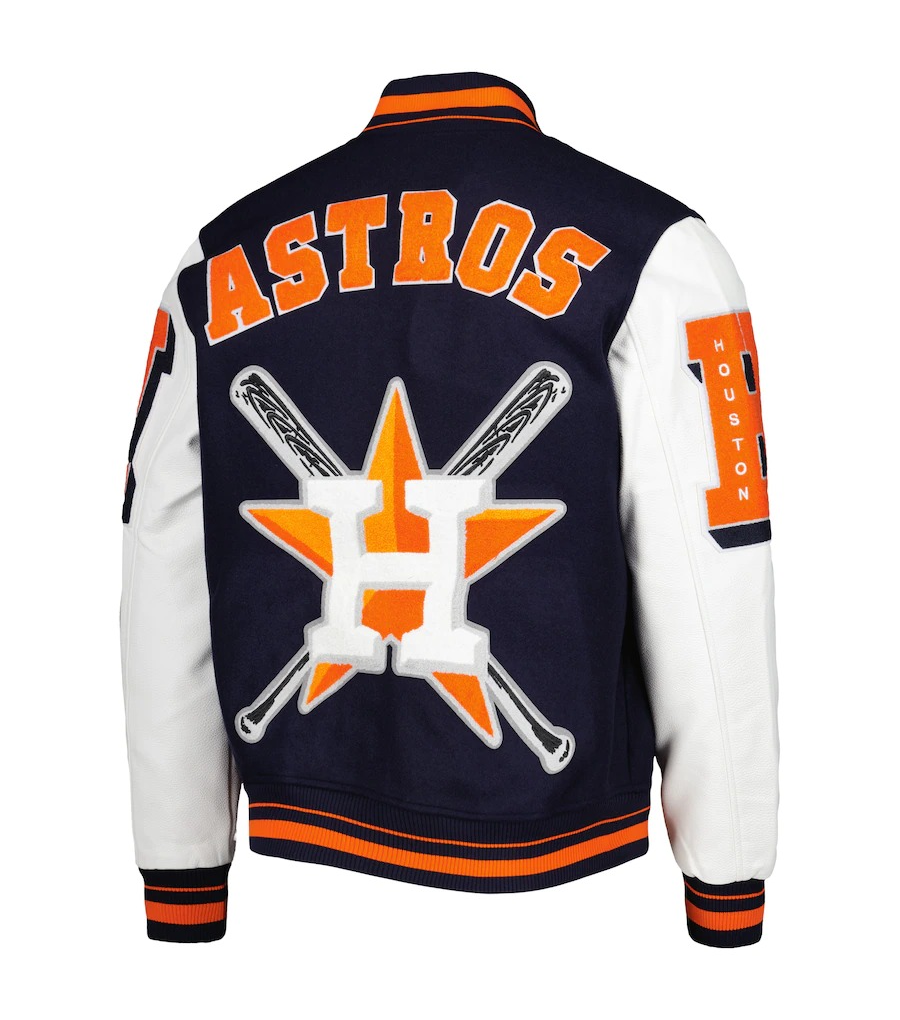 Alternative view of Houston Astros Mash Up Varsity Jacket