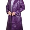 Suicide Squad Jared Leto Joker Purple Trench Coat - Image 3