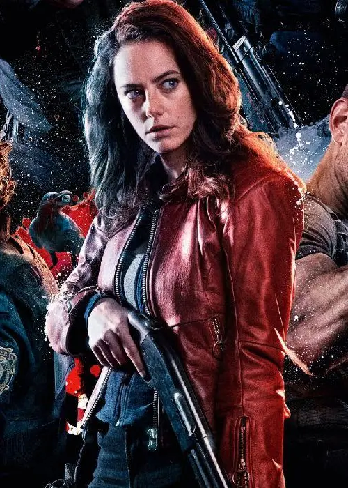 Kaya Scodelario Resident Evil Leather Jacket - Image 7