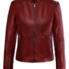 Kaya Scodelario Resident Evil Leather Jacket - Image 2