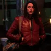 Kaya Scodelario Resident Evil Leather Jacket