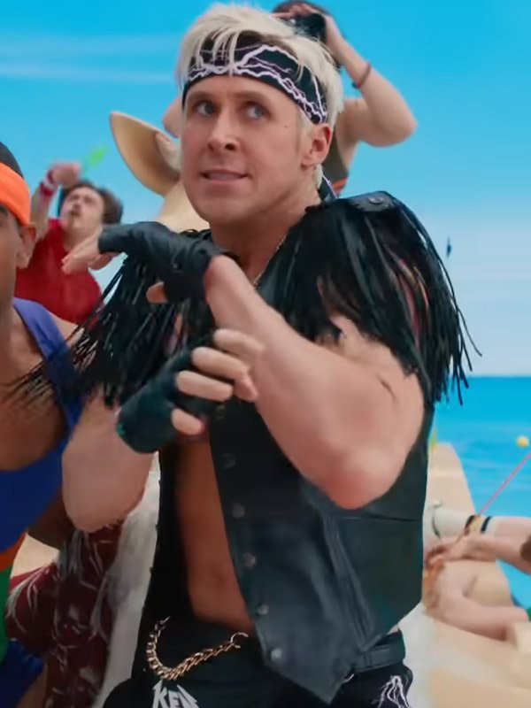 Alternative view of Ryan Gosling Barbie Black Vest