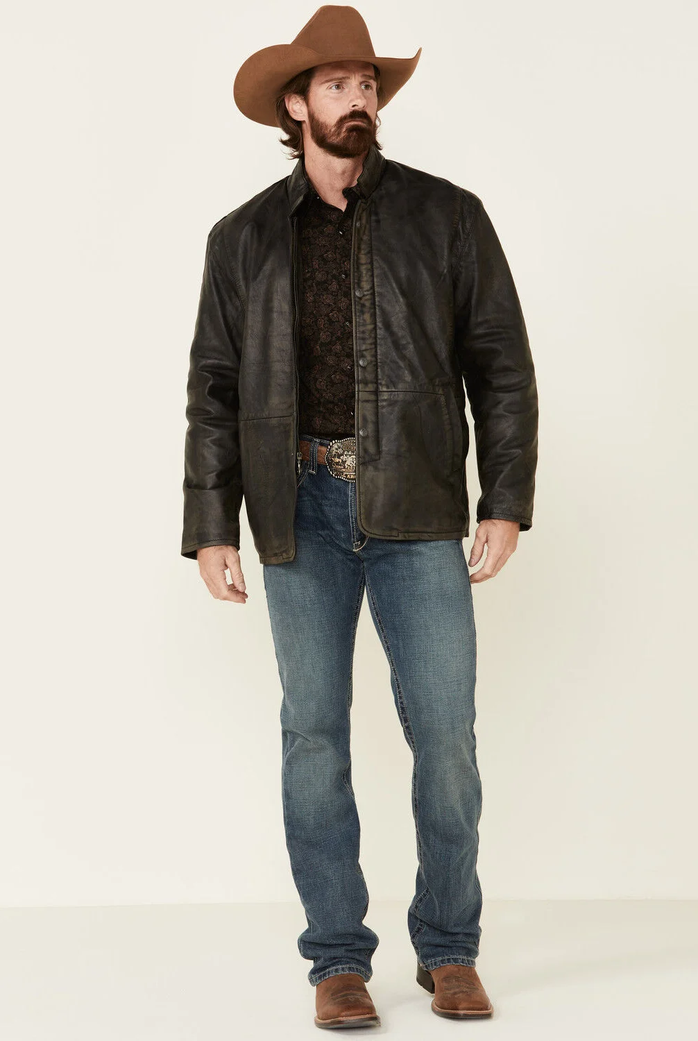 Coffmen Black Lamb Leather Jacket - Image 2