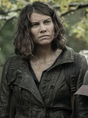 Alternative view of The Walking Dead: Dead City Black Leather Jacket