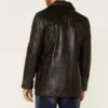 Yellowstone Men's Black Genuine Leather Western Blazer - Image 4