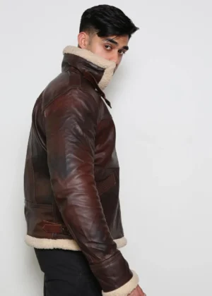 Resident Evil 4 Leon S Kennedy Leather Fur Jacket
