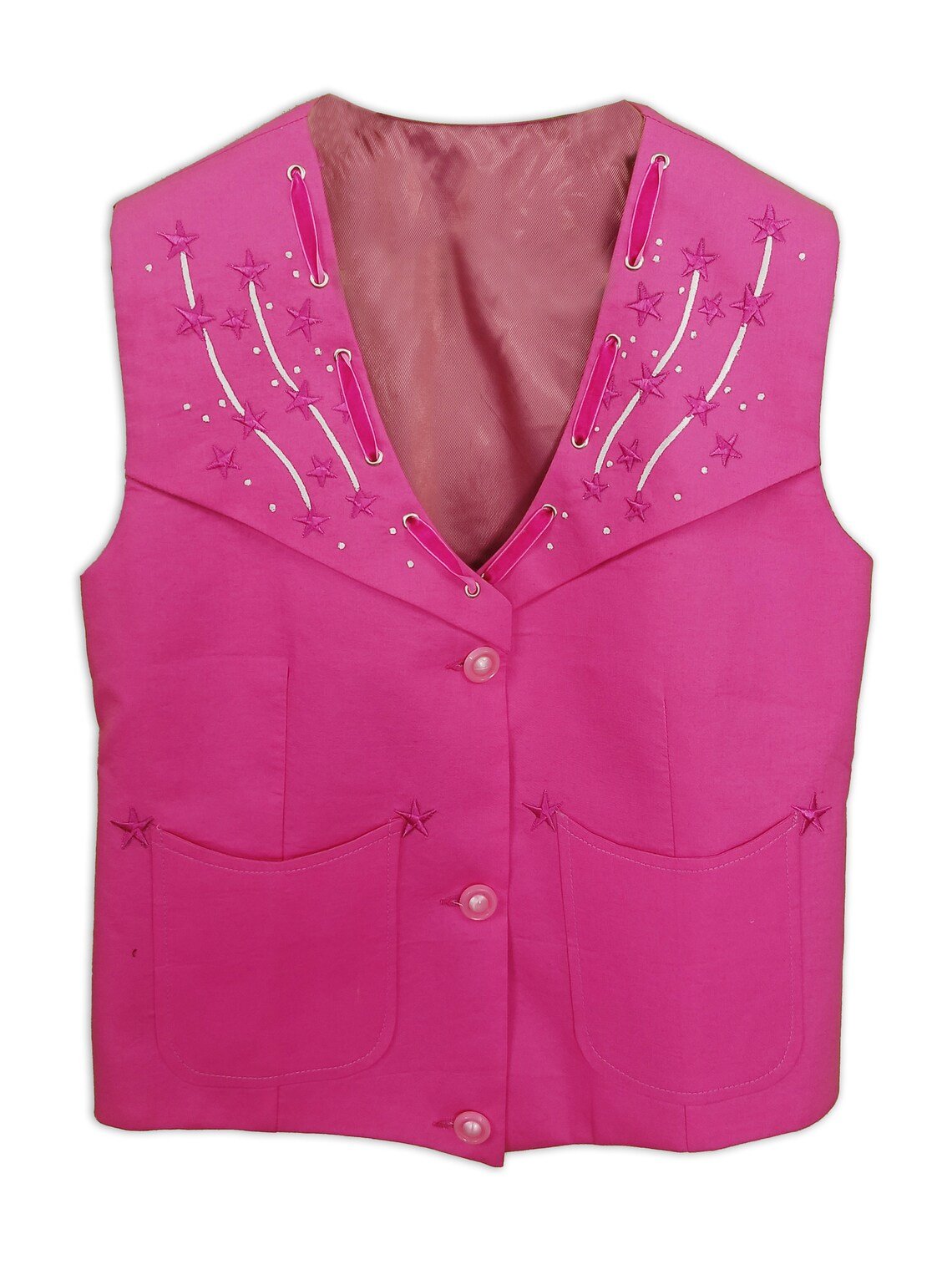Margot Robbie Barbie Pink Vest - Image 2