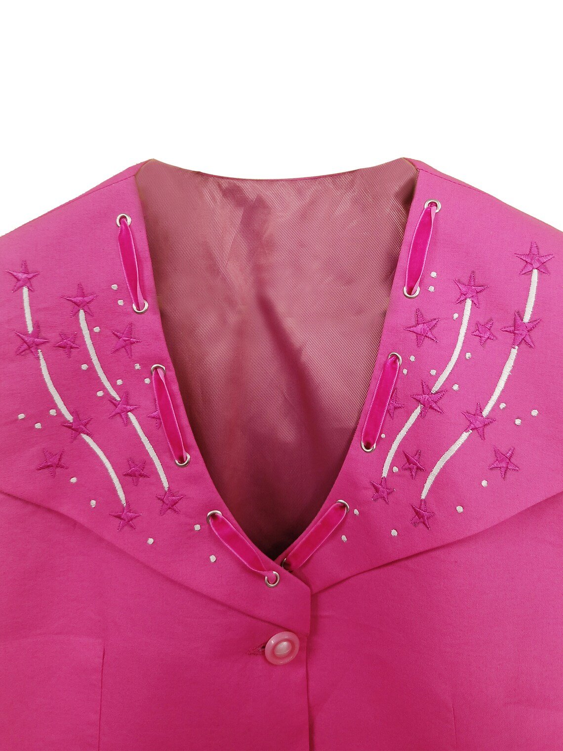 Margot Robbie Barbie Pink Vest - Image 3
