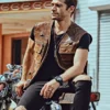 Men's Brown Retro Multi Pockets Leather Vest - Image 6