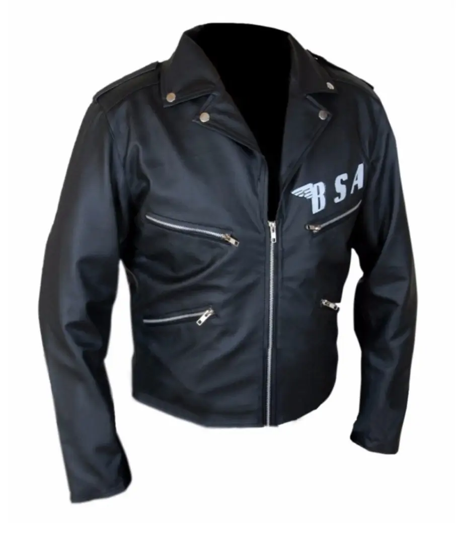 Men's George Michael Faith Rockers Revenge Leather Jacket - Image 2
