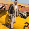 Mens R.A.F Shearling Sheepskin Bomber Jacket