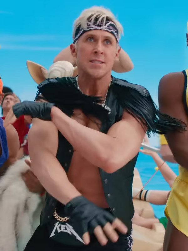 Ryan Gosling Barbie Black Vest - Image 3