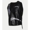 NYC Godspeed Rod black vest with skeleton arm design