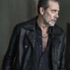 The Walking Dead Dead City Jeffrey Dean Morgan Black Leather Jacket - Image 3