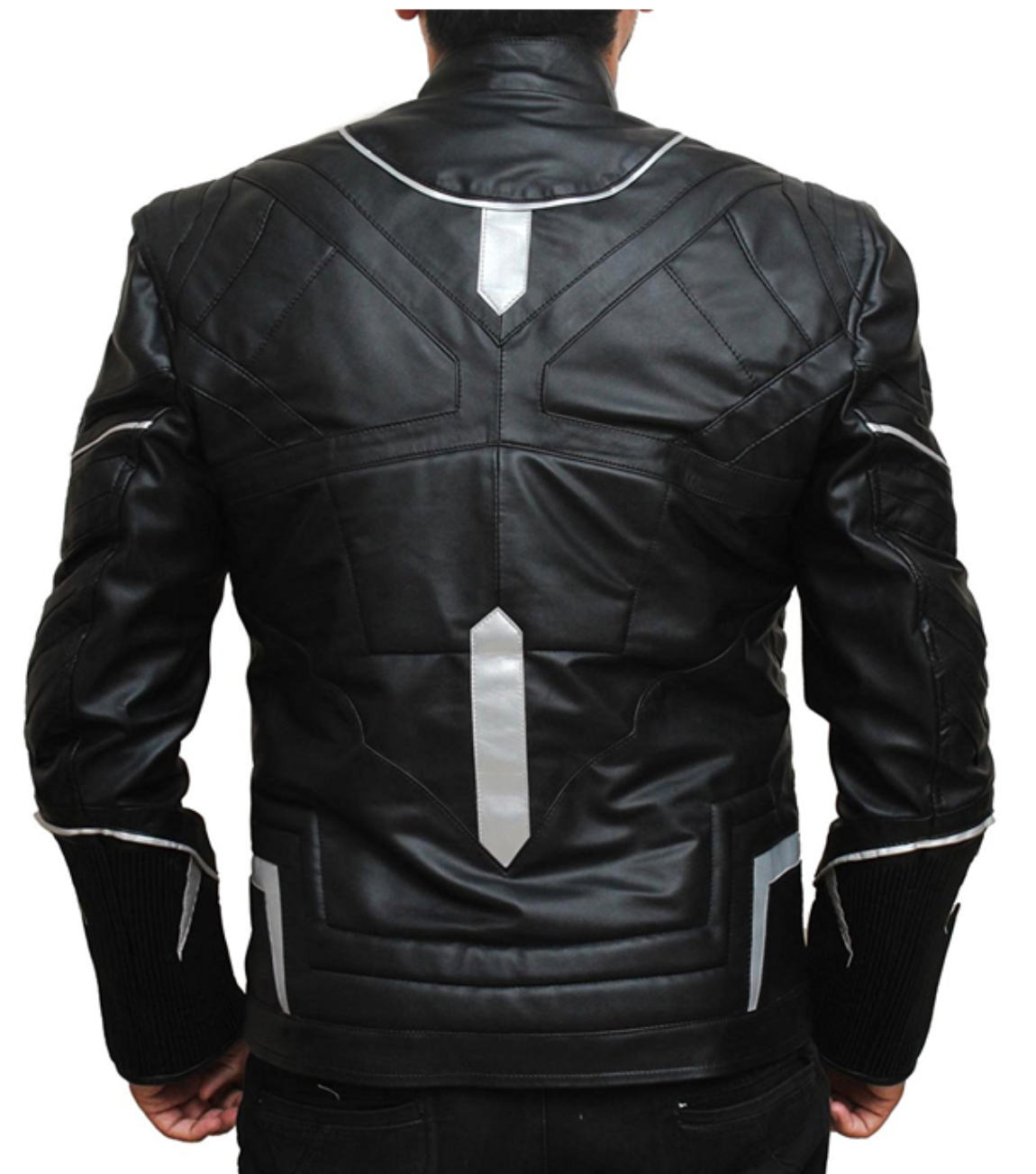 Black Panther Black Leather Jacket - Image 2