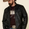 Performance Leather Moto Jacket