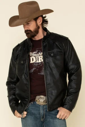 Performance Leather Moto Jacket