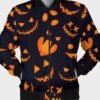 Halloween Letterman Pumpkins Pattern Jacket - Image 3