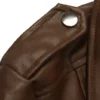 Resident Evil 6 Leon Kennedy Brown Leather Jacket - Image 4