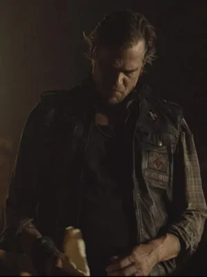 Alternative view of The Walking Dead Season 10 Rodney Rowland Baxter Black Vest