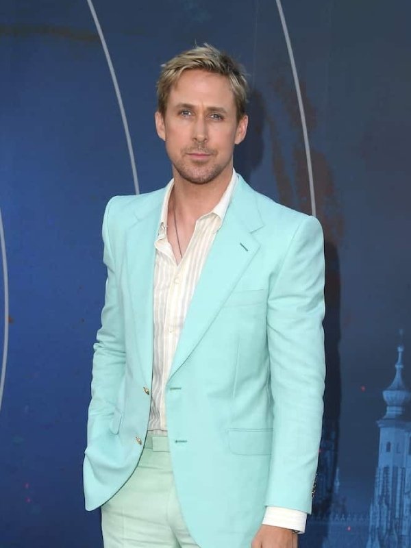 Ryan Gosling Barbie Blue Blazer - Image 3