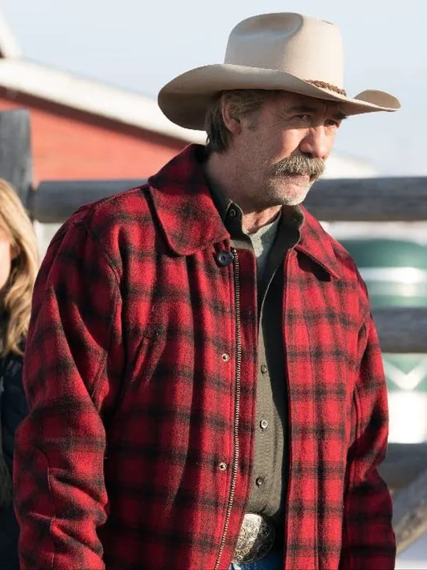 Alternative view of Heartland Jack Bartlett Red Plaid Jacket