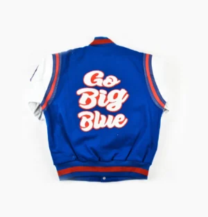 Tennessee State University Motto 2.0 Blue & White Varsity Jacket