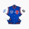 Tennessee State University Motto 2.0 Blue & White Varsity Jacket - Image 2