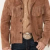 The Giant Fringe Suede Leather Jacket - Image 3