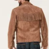 The Giant Fringe Suede Leather Jacket - Image 4
