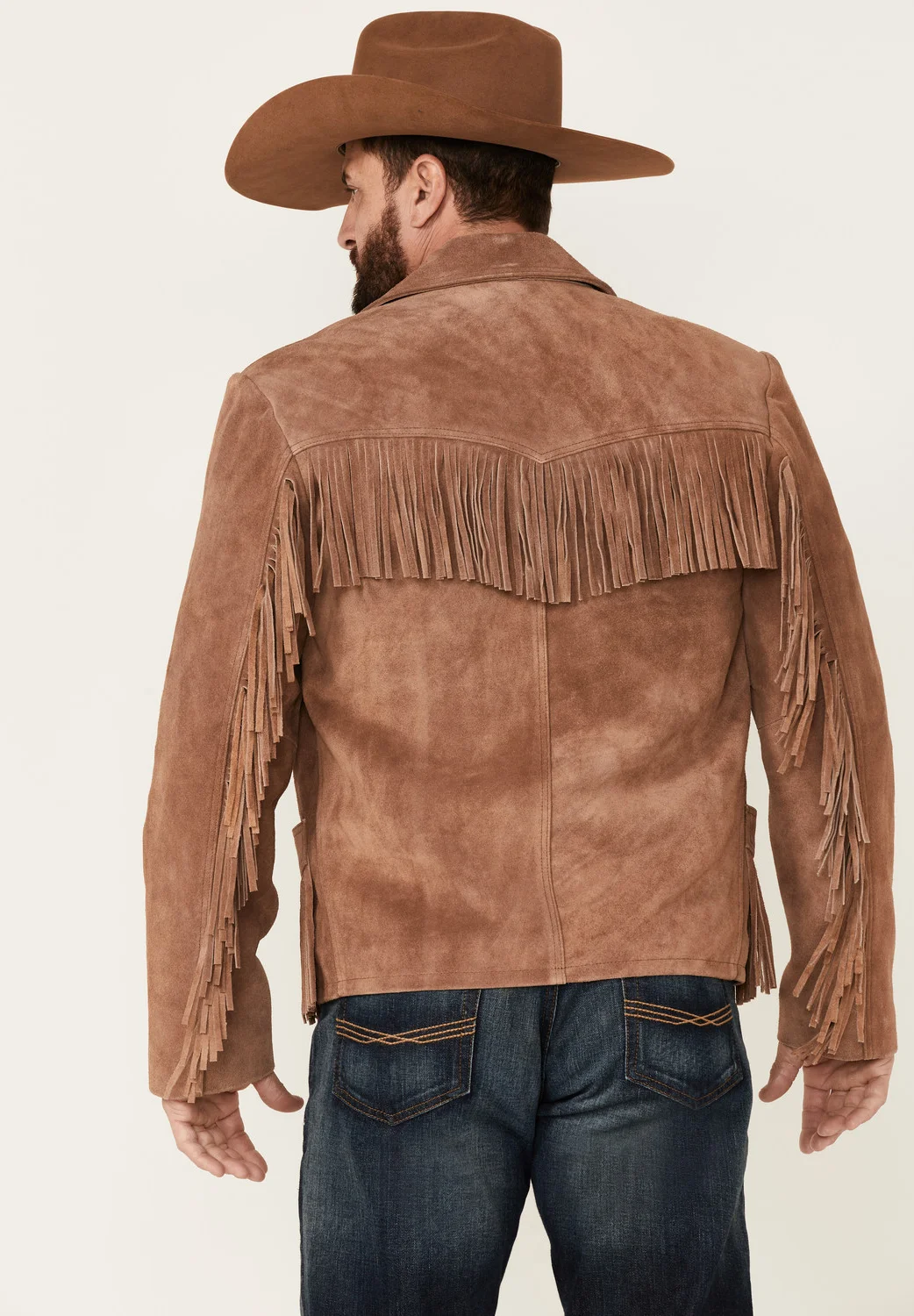 The Giant Fringe Suede Leather Jacket - Image 4