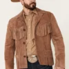 The Giant Fringe Suede Leather Jacket