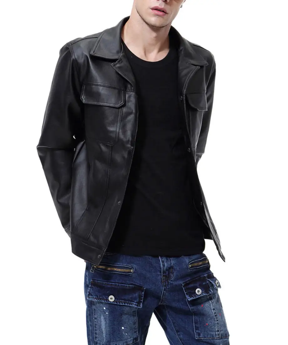 The King of Rock N Roll Elvis Presley Black Jacket - Image 3