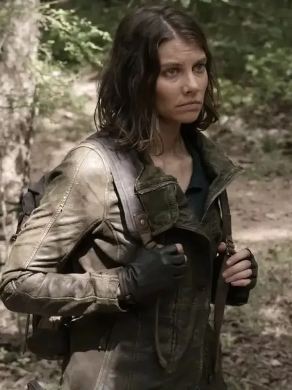 The Walking Dead: Dead City Black Leather Jacket - Image 3