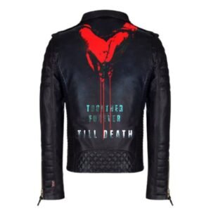 Till Death 2021 Blooded Hands Black Jacket