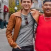Tom Holland Tan Brown Leather Jacket - Image 5