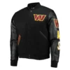 Washington Commanders Classic Black Letterman Jacket