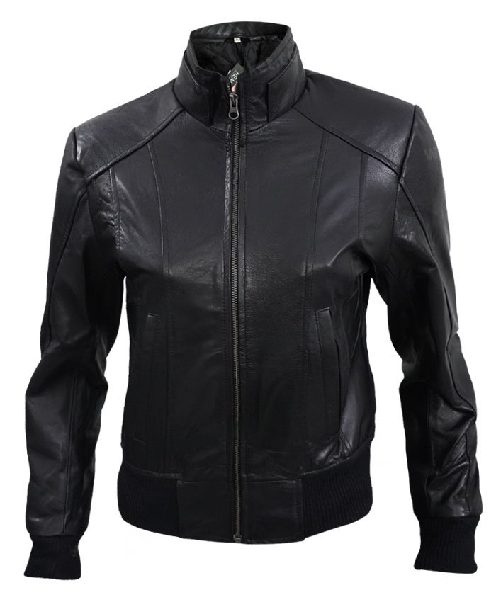 Heartland Amber Marshall Black Leather Jacket - Image 2