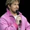 Ryan Gosling Barbie Pink Bomber Jacket - Image 5