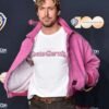 Ryan Gosling Barbie Pink Bomber Jacket - Image 4