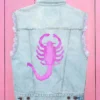 Ryan Gosling Barbie Blue Denim Vest - Image 4