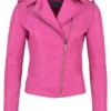 Margot Robbie Barbie Pink Leather Jacket