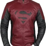 Superman Black and Maroon Jacket
