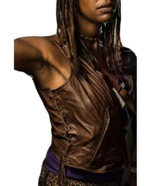 Women's The Walking Dead Michonne Leather Vest